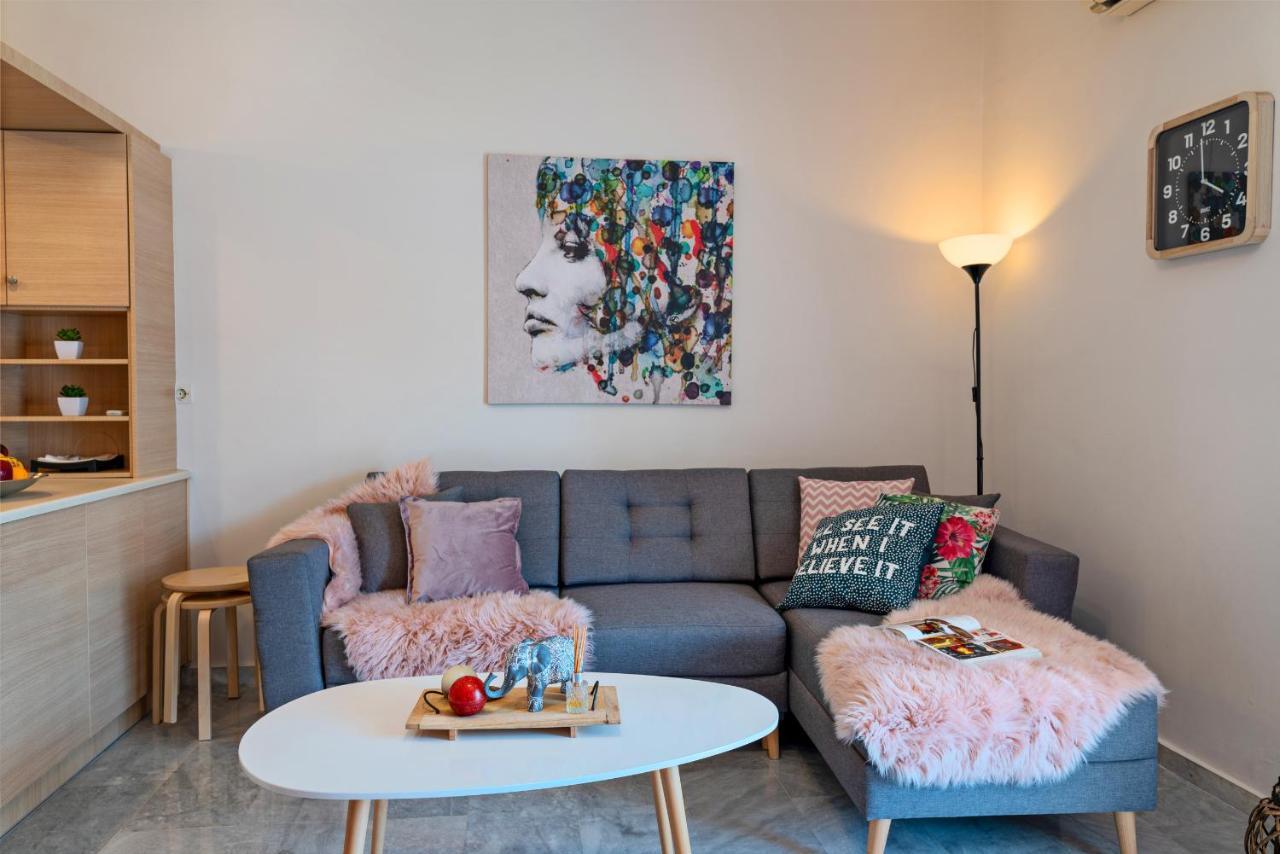 Tres Jolie - Stylish Cityheart Apartment ريثيمنو المظهر الخارجي الصورة