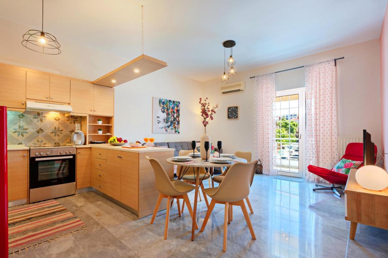Tres Jolie - Stylish Cityheart Apartment ريثيمنو المظهر الخارجي الصورة